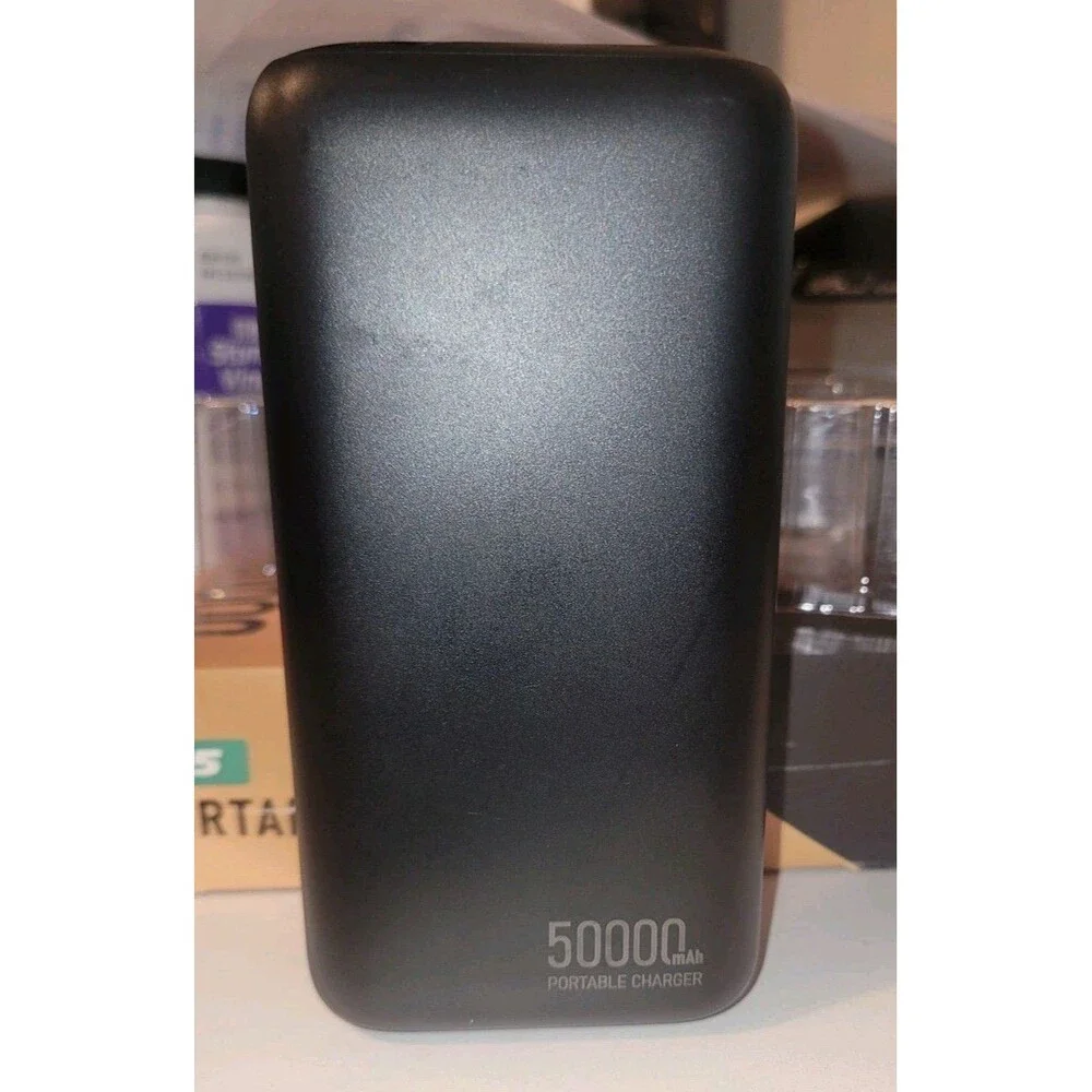 Unbranded 50,000 mAh Portable Charger w/USB-A, Micro USB, And USB-C